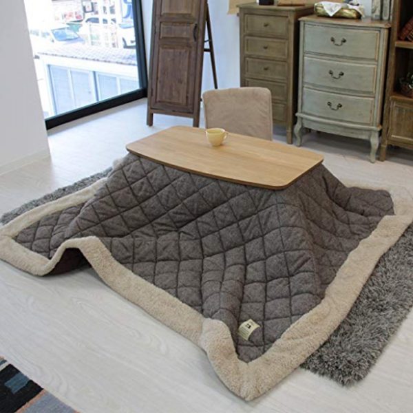 The Japanese Heated Kotatsu Table Has Everything You Need To Eat, Work