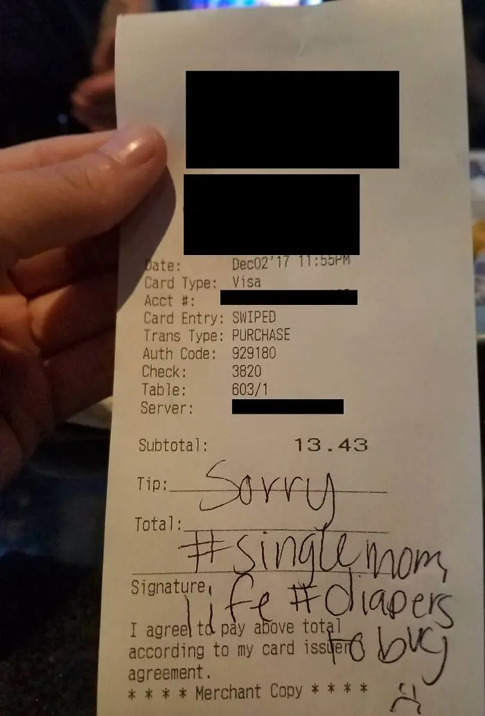 bad customers single mom excuse