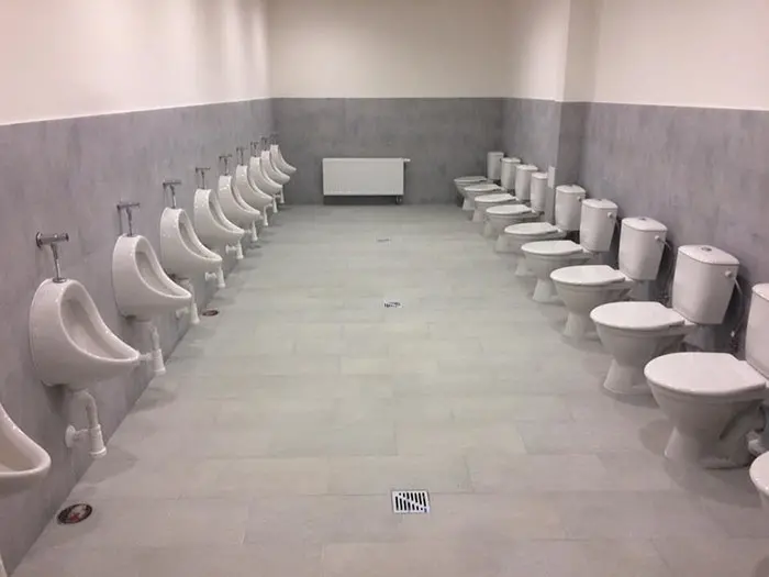 bad school designs gym toilet