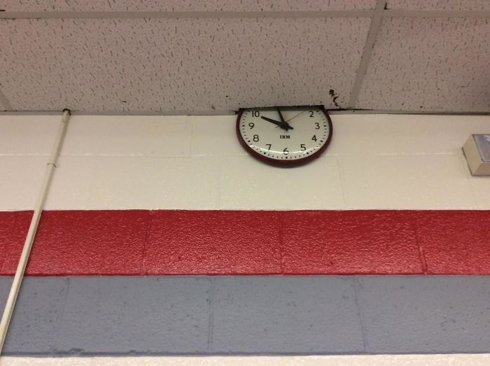 bad school designs wall clock