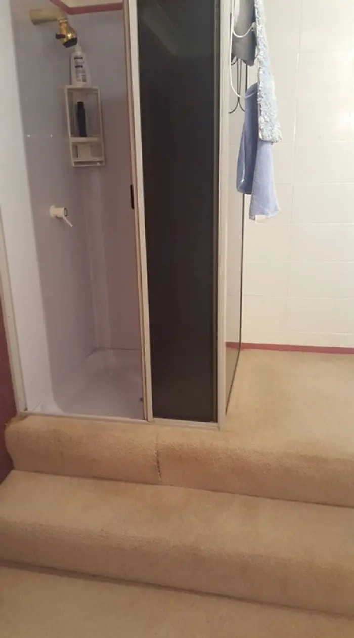 bad stair designs shower