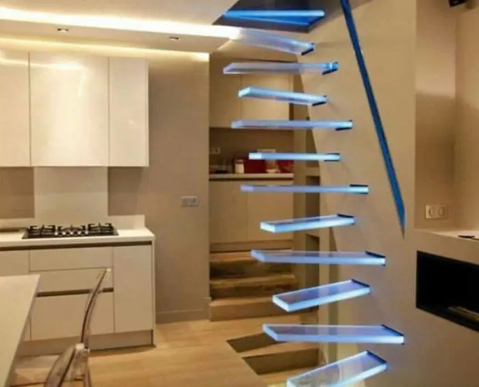 bad stair designs suspended glass
