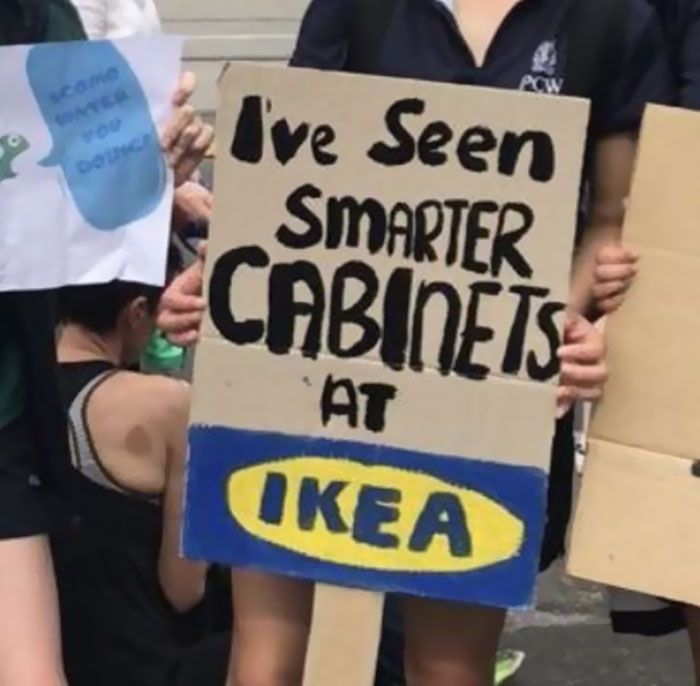best climate strike signs ikea smarter cabinets