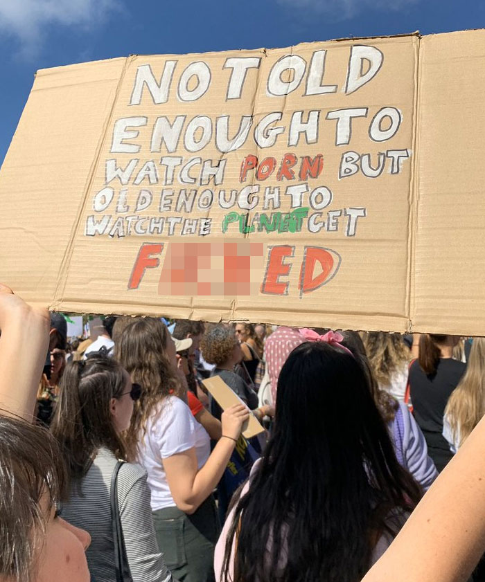 best climate strike signs planet is fucked