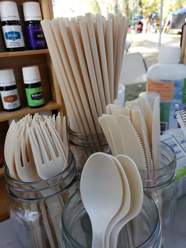 clever eco-friendly ideas cutlery straw avocado seeds