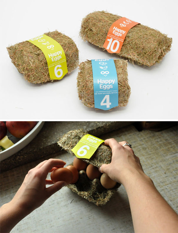 clever eco-friendly ideas egg carton hay