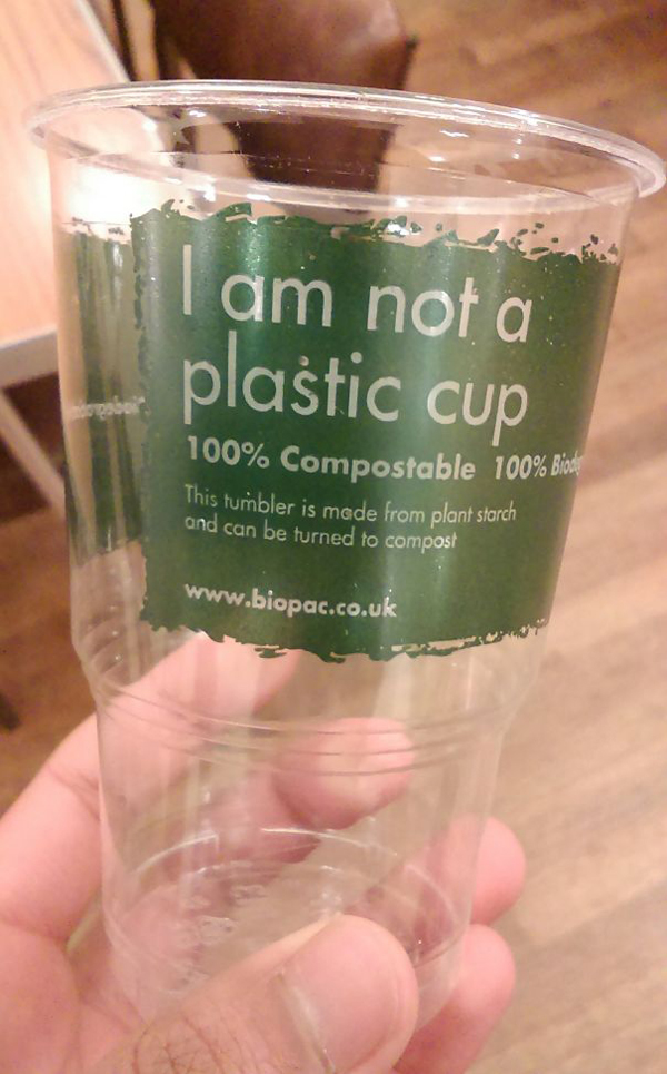 clever eco-friendly ideas plant starch cup