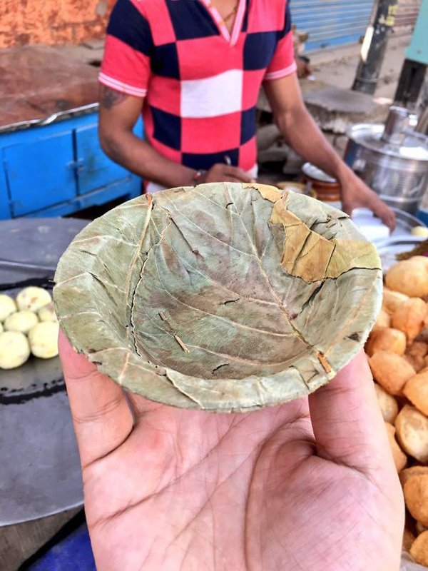 clever eco-friendly ideas pressed leaves bowl