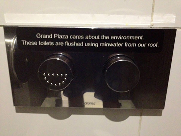 clever eco-friendly ideas toilet rainwater flush