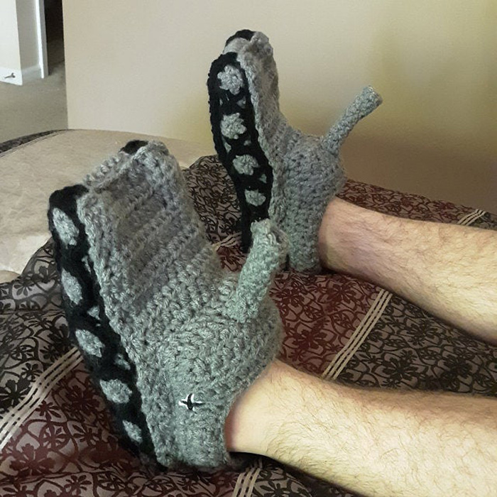 etsy crochet tank slippers actual