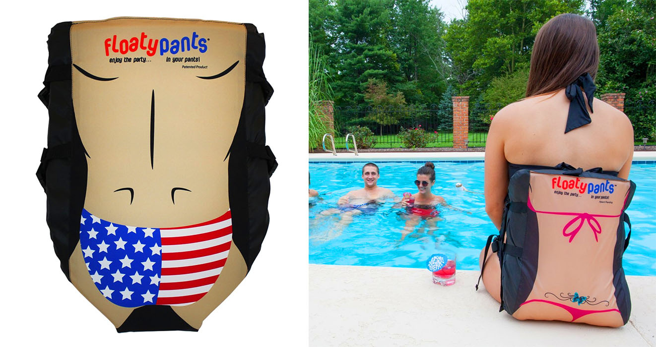 "Floaty Pants" Are Life Jackets That Allow You To Swim More Comfortably While Still Looking Good