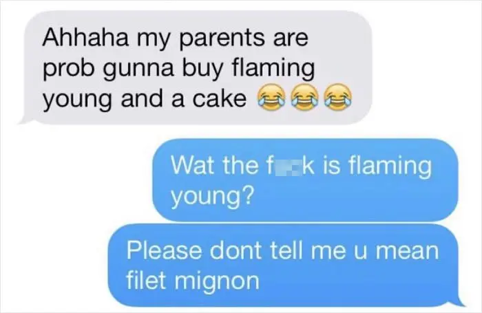 funny mispronouncing words flaming young