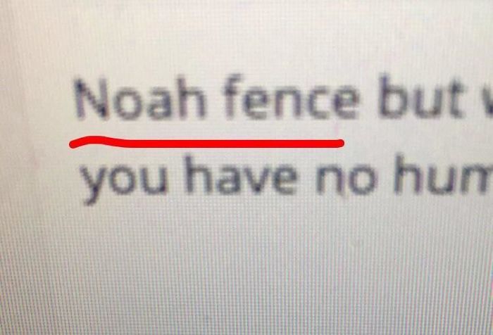funny mispronouncing words noah fence