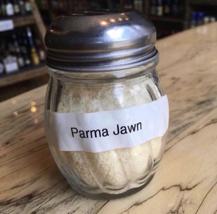 funny mispronouncing words parma jawn cheese