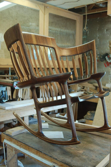 This Rocking Chair Has Three Seats So You Can Read To All The Kids At Once