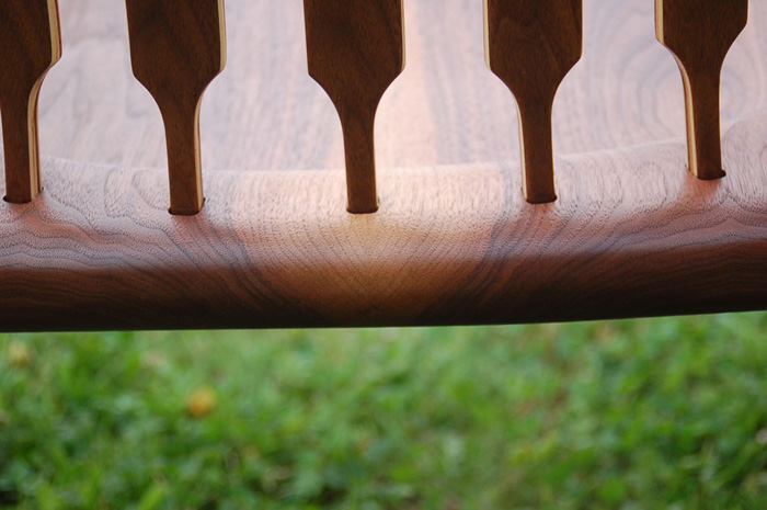 hal taylor three-seater rocking chair hand planed joints