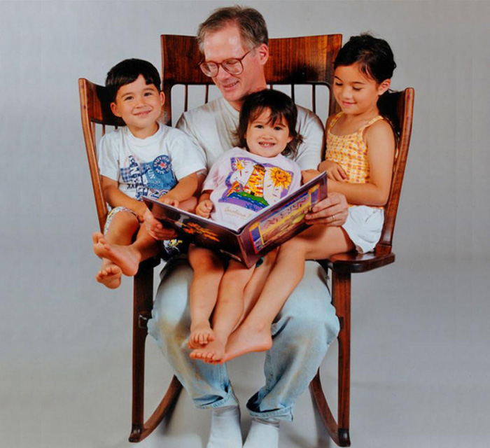 hal taylor three-seater rocking chair