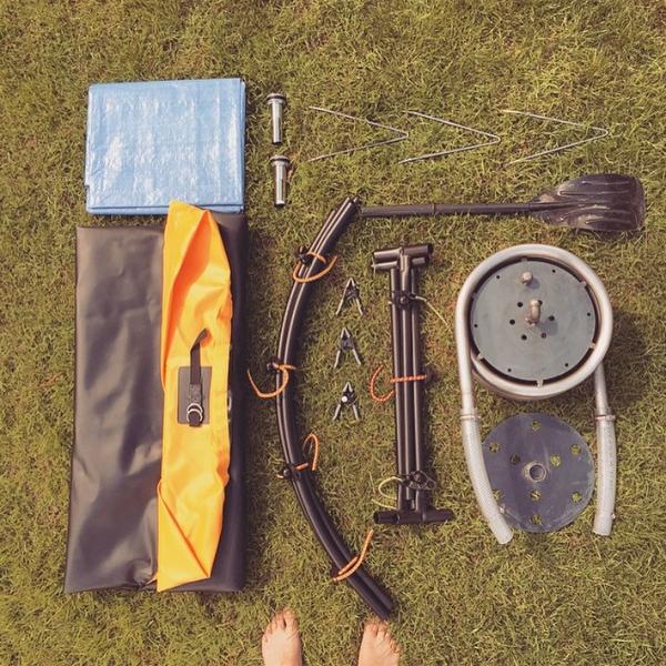 nomad collapsible camping hot tub components