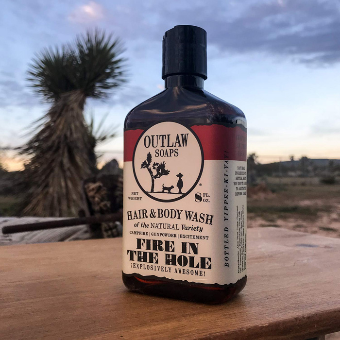 outlaw soaps fire in the hole body wash