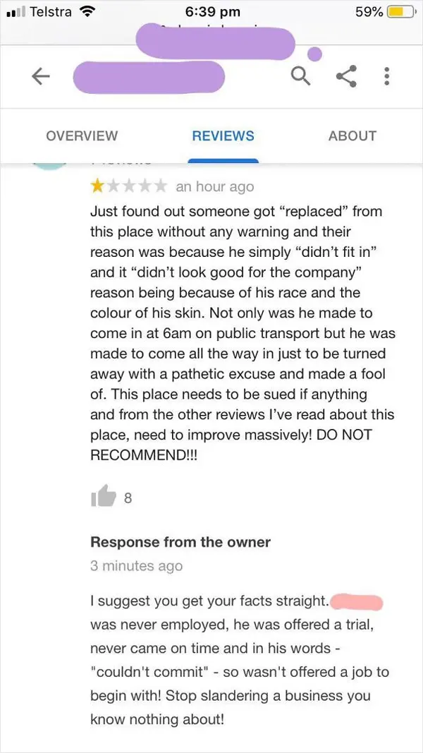 people being called out soliciting bad reviews
