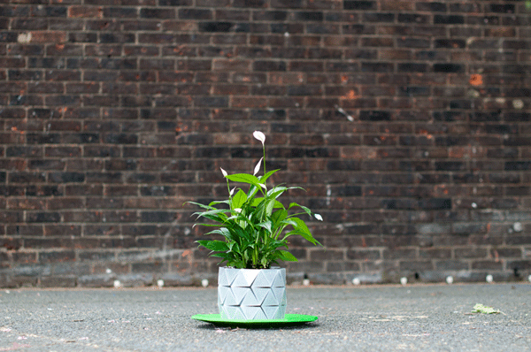 studio ayaskan growth shape-shifting origami planter