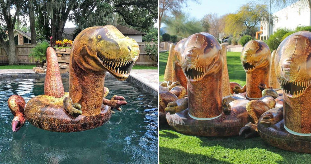 t-rex pool float