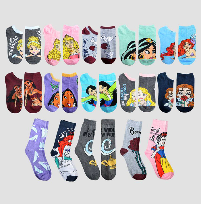 Disney s 15 Day Princess Sock Advent Calendar Is Here