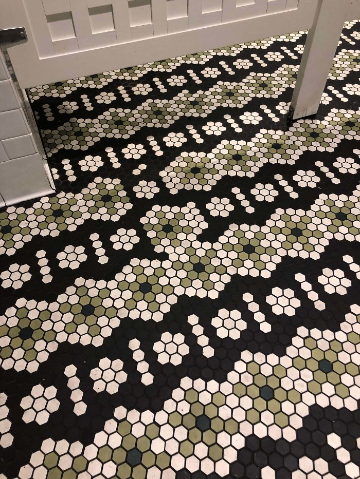 uncomfortable imperfections photos hexagonal tiles