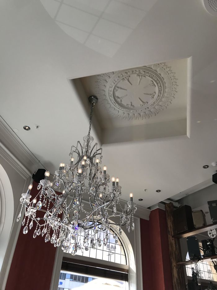 uncomfortable imperfections photos restaurant chandelier