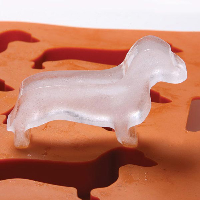 whatonearth wiener dog ice cube mold and tray