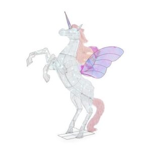 Beautiful 6-foot majestic unicorn decoration will light up the whole street this christmas Beautiful 6-Foot Majestic Unicorn Decoration Will Light Up The Whole Street This Christmas