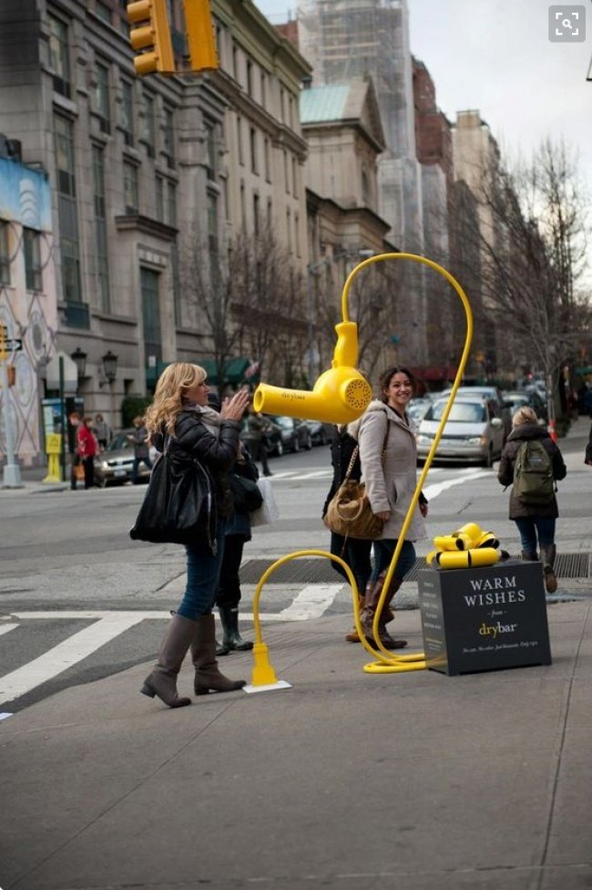 Drybar Advertisement Featuring a Blow-dryer