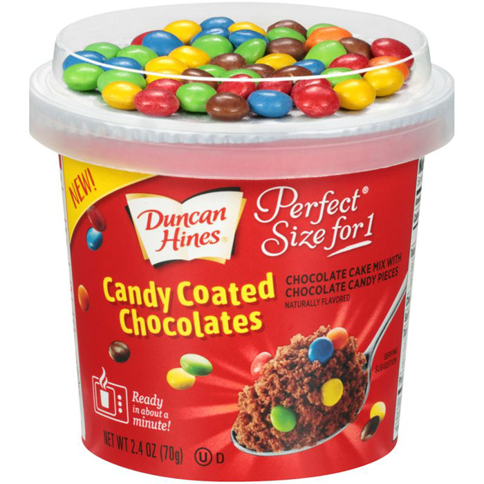 Duncan Hines Candy Coated Chocolates Cup