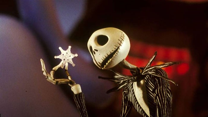 Jack Skellington Holding a Snowflake