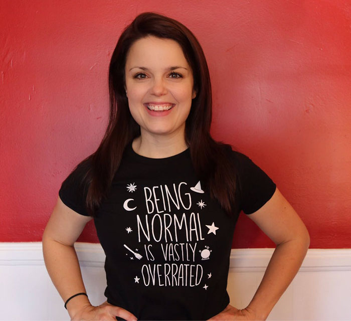 Kimberly J Brown in Being Normal is Vastly Overrated Shirt