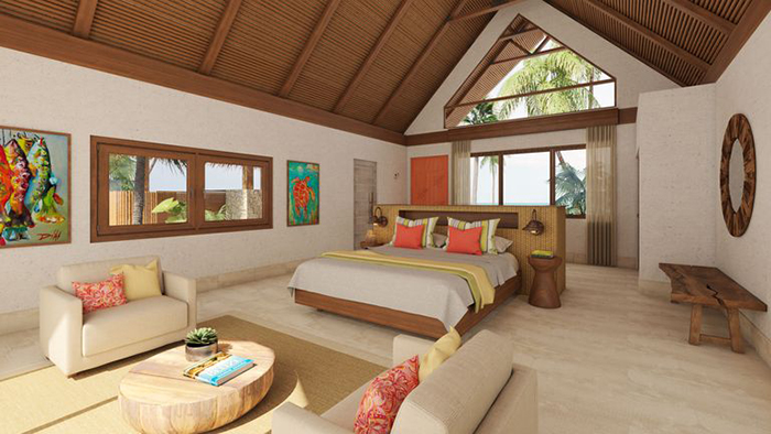 Masters Bedroom at Kanu Private Island