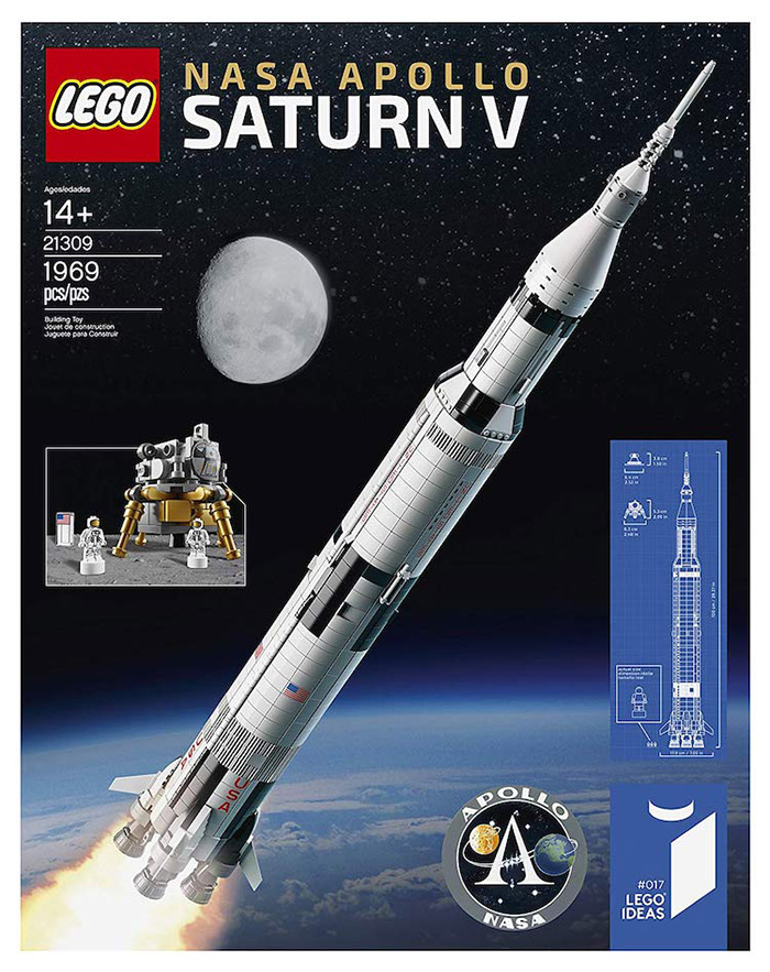 NASA Apollo Saturn V LEGO Set Box