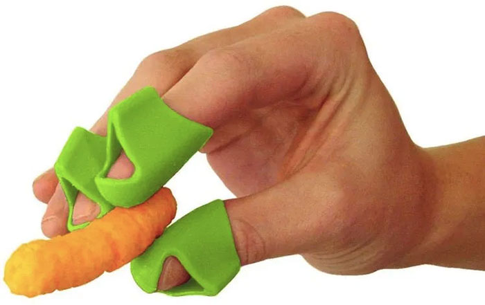 Neon Green Finger Food Protector