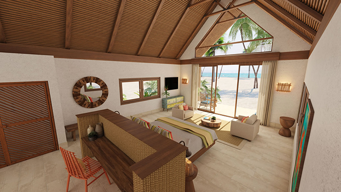 Ocean View Bedroom at Kanu Private Island