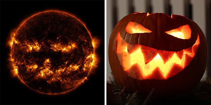 jack-o'-lantern sun