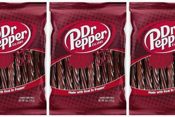 Three Packs of Dr. Pepper Licorice