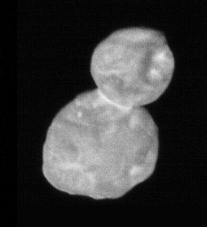 Ultima Thule Snowman Captured by LORRI