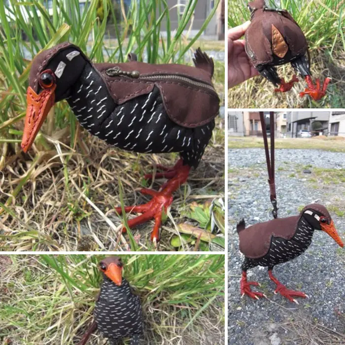 amaheso creature-inspired handbags bird