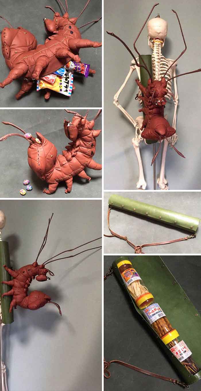 amaheso creature-inspired handbags creepy bug
