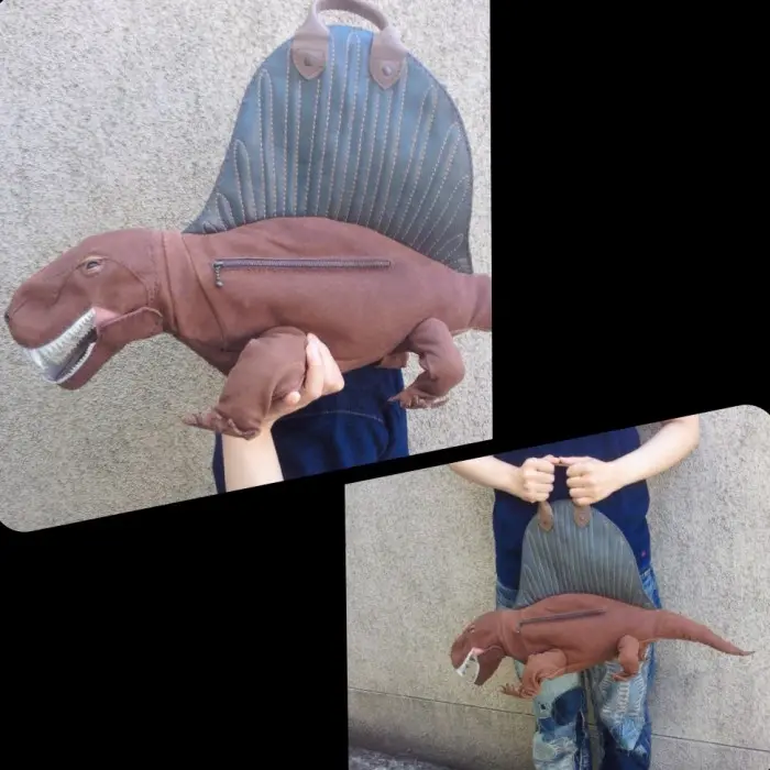 amaheso creature-inspired handbags dinosaur