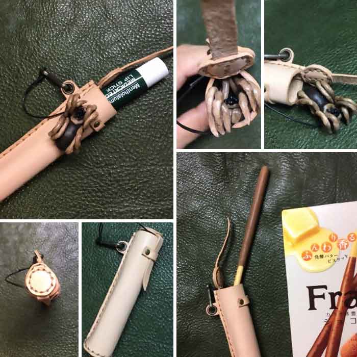 amaheso creature-inspired handbags lipstick holder