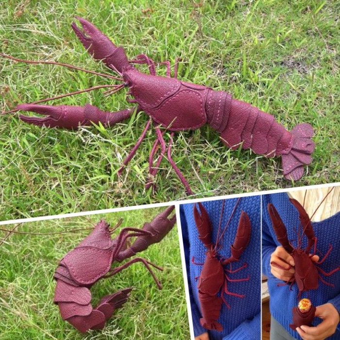 amaheso creature-inspired handbags lobster