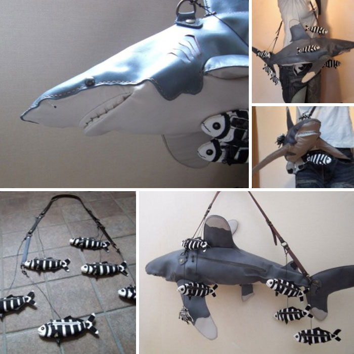 amaheso creature-inspired handbags shark
