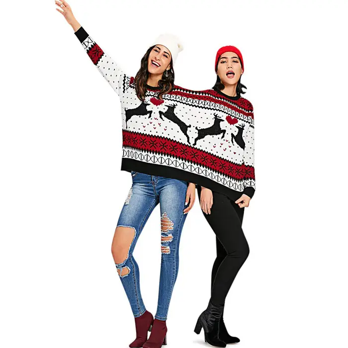 amazon two person ugly christmas sweater colormix