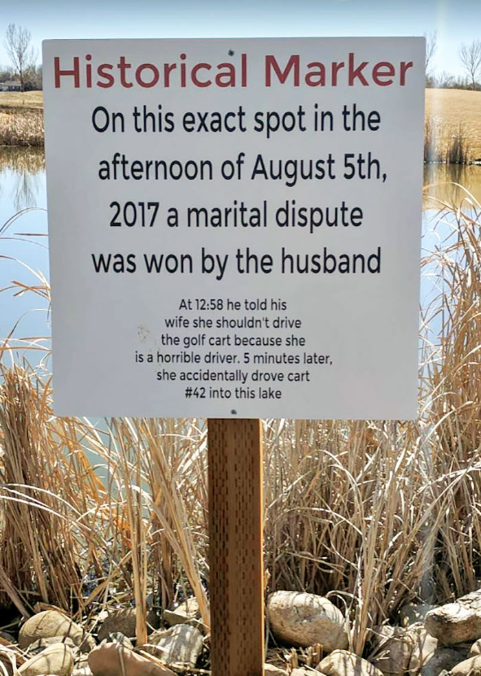 boyfriends and husbands jokes historical marker